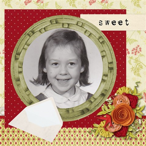 6 By Kan 8 x8  Scrapbook Page - 1