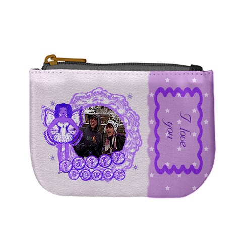 I Love You Funky Fairy Purse By Claire Mcallen Front