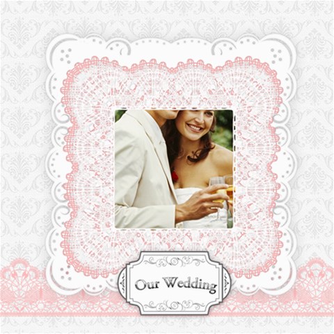 Wedding By Joely 8 x8  Scrapbook Page - 1