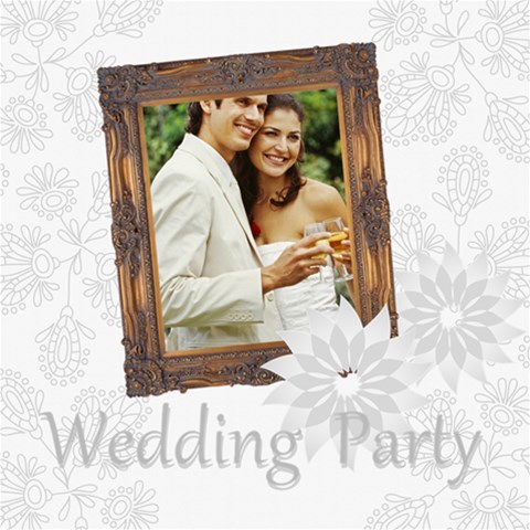 Wedding By Joely 8 x8  Scrapbook Page - 1