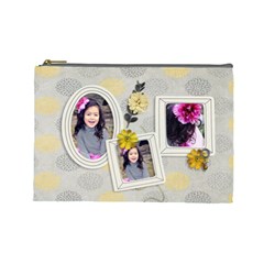 LARGE- Cosmetic Bag- Happiness 2 (7 styles) - Cosmetic Bag (Large)
