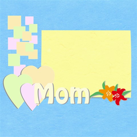 Mom By Jacob 8 x8  Scrapbook Page - 1