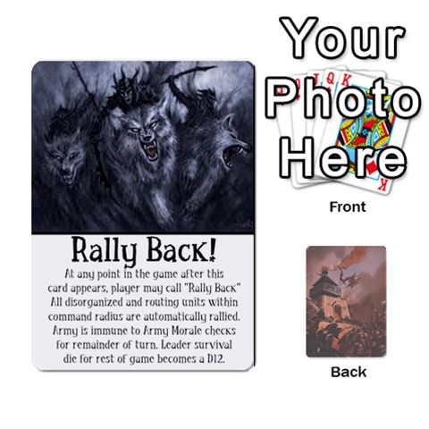 Hostile Realms Cards Deck1 By Dave Front - Spade8
