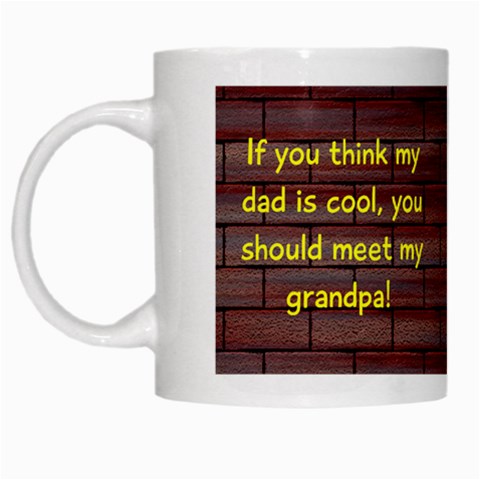 Brick White Mug By Chere s Creations Left