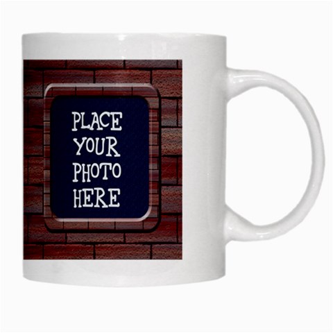 Brick White Mug By Chere s Creations Right
