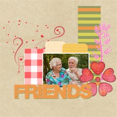 friends - ScrapBook Page 12  x 12 