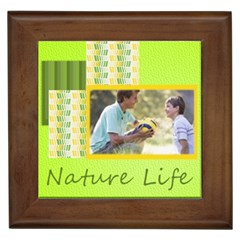 nature life - Framed Tile