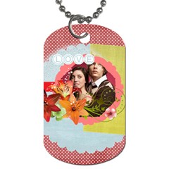 love - Dog Tag (One Side)