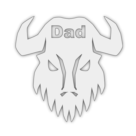 Dad The Bull Acrylic By Deborah Front