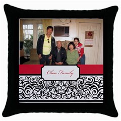 mhelanred2 - Throw Pillow Case (Black)