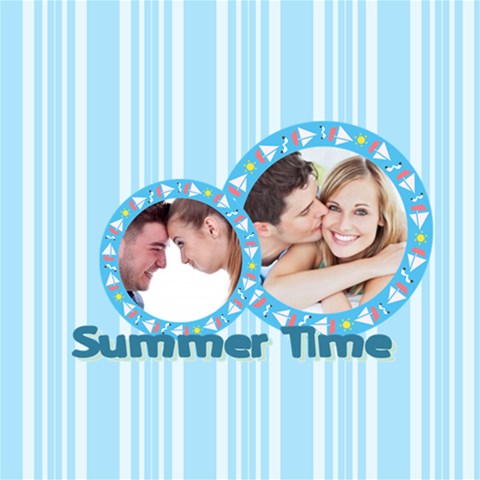 Summer Time By May 12 x12  Scrapbook Page - 1