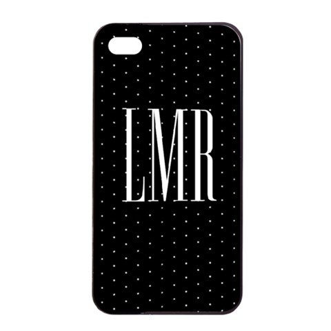 Cute Monogram Iphone 4 Case By Lmrt Front