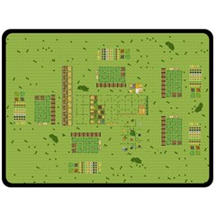 MantaAgricolaGrande_Avanzado - Fleece Blanket (Large)