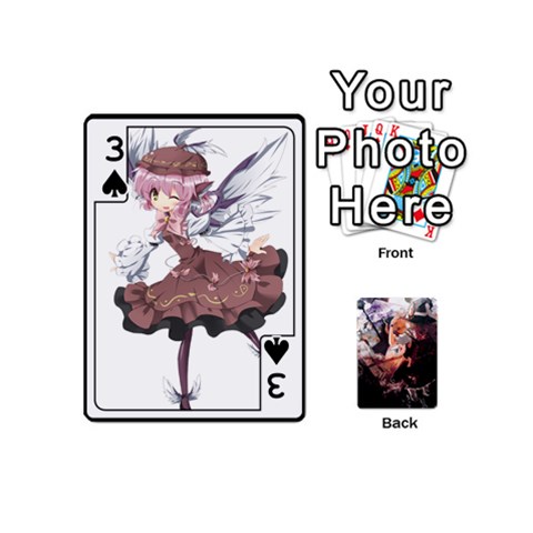 Touhou Mini Pcg By K Kaze Front - Spade3