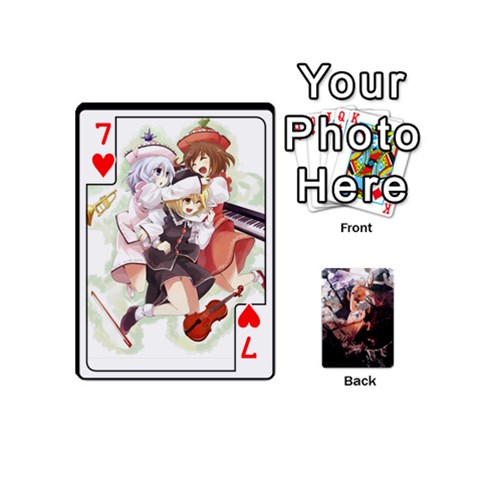 Touhou Mini Pcg By K Kaze Front - Heart7