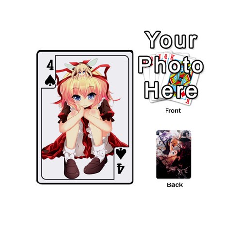 Touhou Mini Pcg By K Kaze Front - Spade4
