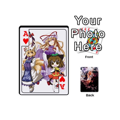 Ace Touhou Mini Pcg By K Kaze Front - HeartA