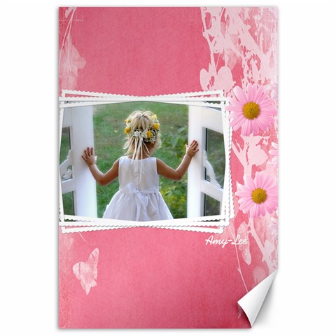 Little Princess Unstretched 12x18 Canvas By Deborah 11.88 x17.36  Canvas - 1
