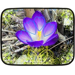 Spring crocus mini blanket - Fleece Blanket (Mini)