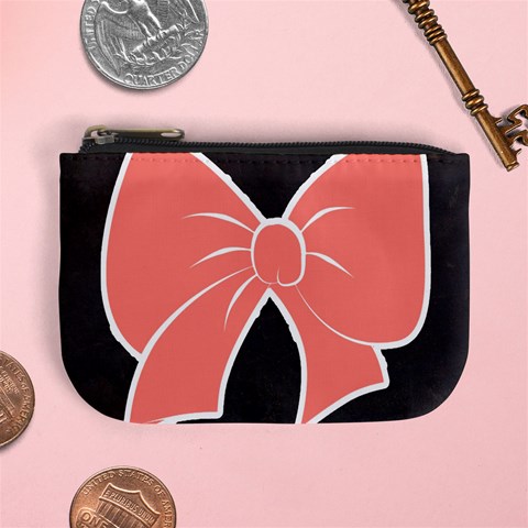 Monogram Polka Dot Mini Coin Purse By Lmrt Front