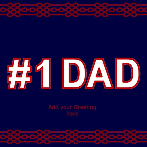 No 1 Dad 3d Card By Deborah Inside