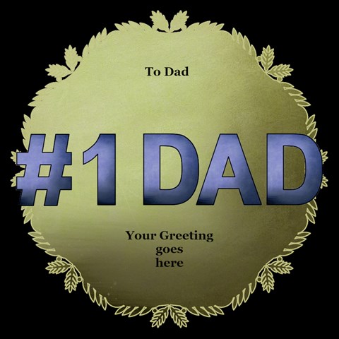 No 1 Father 3d Card By Deborah Inside