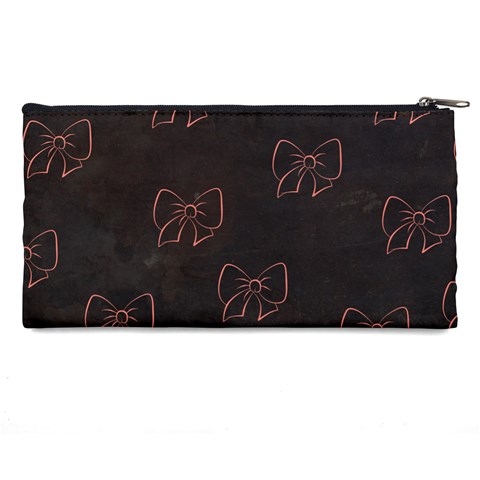 Pink Polka Dot Pencil Case By Lmrt Back