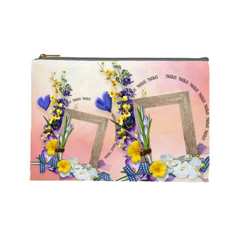 Spring Cosmetic Bag (l) By Elena Petrova Front