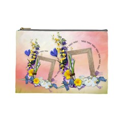 spring cosmetic bag (L) - Cosmetic Bag (Large)