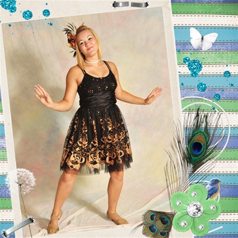 Lysney 2011 Dance By Echo Kirkland 12 x12  Scrapbook Page - 5