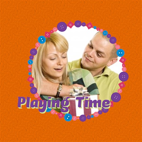 Playing Time By May 12 x12  Scrapbook Page - 1