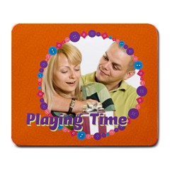 playing time - Large Mousepad