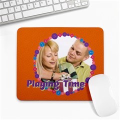 playing time - Large Mousepad