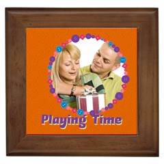 playing time - Framed Tile