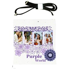 wedding of purple - Shoulder Sling Bag wedding of purple - Shoulder Sling Bag