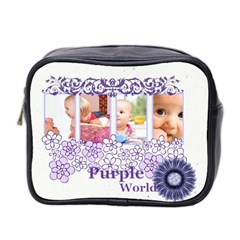 purple - Mini Toiletries Bag (Two Sides)