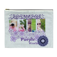 purple of world - Cosmetic Bag (XL)