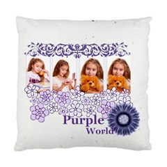 purple - Standard Cushion Case (One Side)