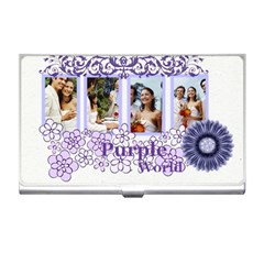 purple - Business Card Holder