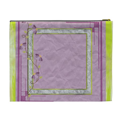 Rachel Extra Large Cosmetic Bag By Catvinnat Back