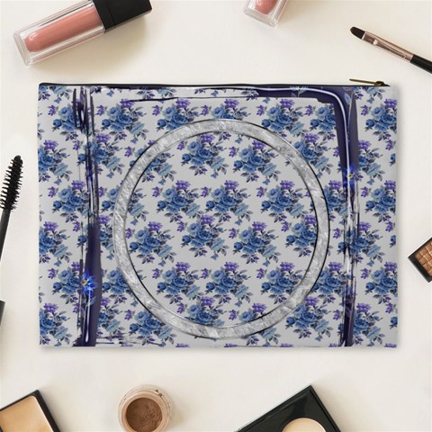 Chintz Extra Large Cosmetic Bag By Catvinnat Back