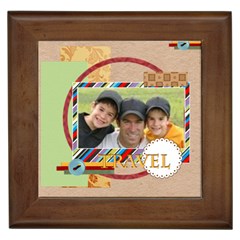 travel - Framed Tile