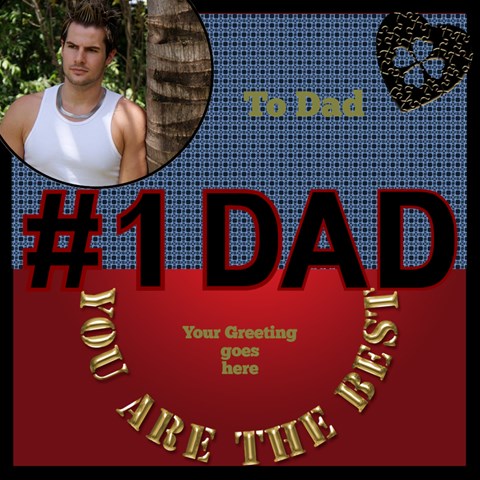 Best Dad 3d Card By Deborah Inside