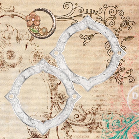 Deco Rosa 8 X 8 Scrapbook Pages By Catvinnat 8 x8  Scrapbook Page - 1
