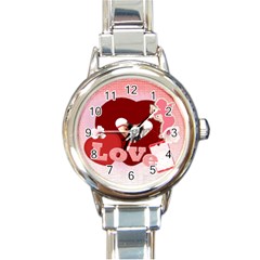 love - Round Italian Charm Watch