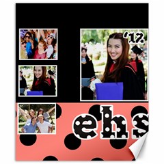 Graduation Poster - Canvas 8  x 10 