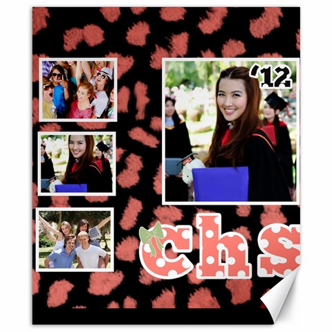 Here s To The Graduate 8.15 x9.66  Canvas - 1