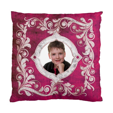 Magenta Cushion Cover Single Side By Catvinnat Front