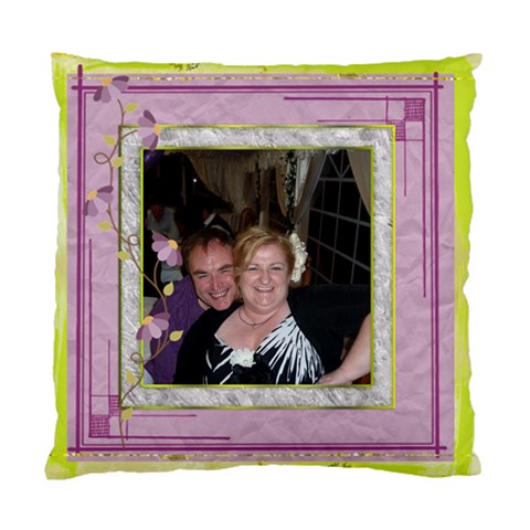 Rachel Cushion  Cover Single Side By Catvinnat Front