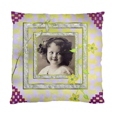 Pretty Green Cushion  Cover Single Side By Catvinnat Front